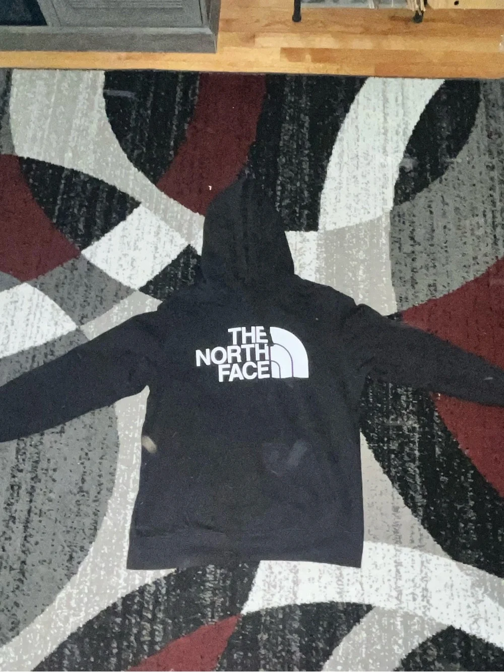 The North Face Black Hoodie Size L Pullover